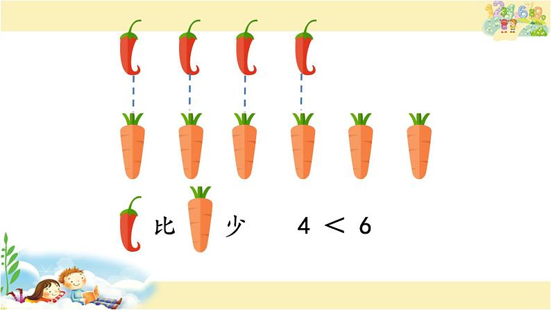 苏教版小学数学一年级(下册) 第4单元 第12课时 求两数相差多少的实际问题 自主学习课件第5页