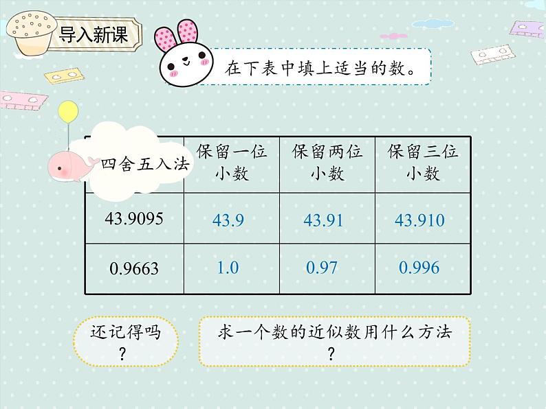 人教版五年级数学上册 3.3  商的近似数 PPT课件第3页