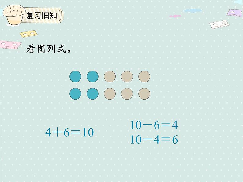 人教版1年级数学上册 6.2 十加几何和相应的减法；十几加几和相应的减法 PPT课件04