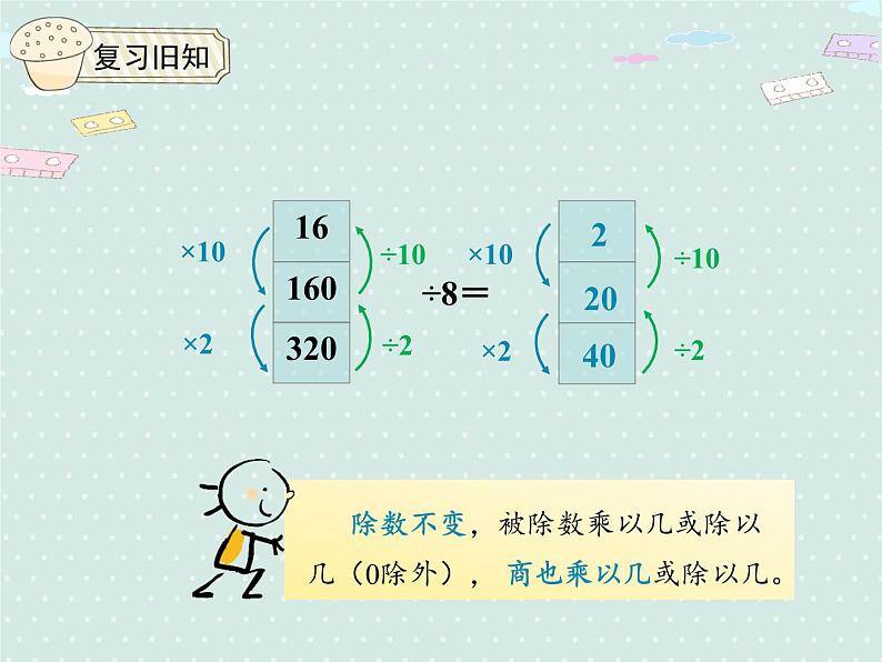 人教版4年级数学上册 6.7  商的变化规律 PPT课件04