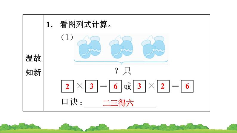 人教版小学数学二年级上册 第3节 乘加、乘减 课件03