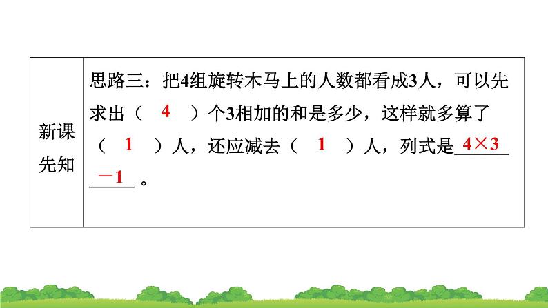 人教版小学数学二年级上册 第3节 乘加、乘减 课件07