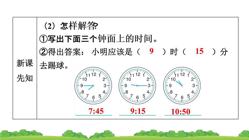 人教版小学数学二年级上册 7.认识时间 课件08