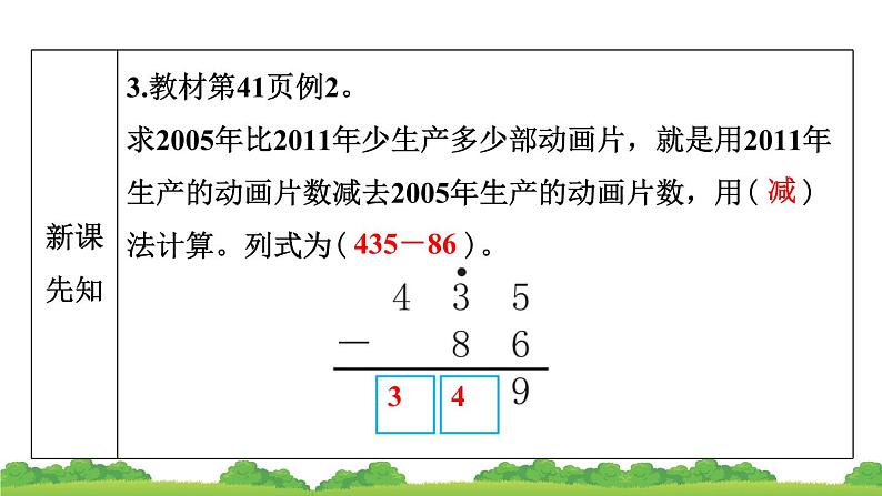 人教版小学数学三年级上册 万以内的加法和减法（二）作业课件第1课时07