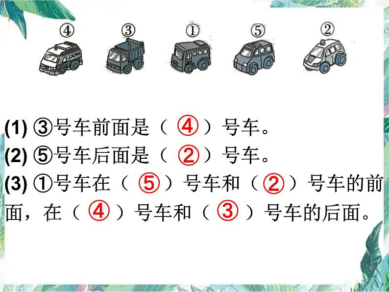 人教版一年级上册数学期中复习课件第7页