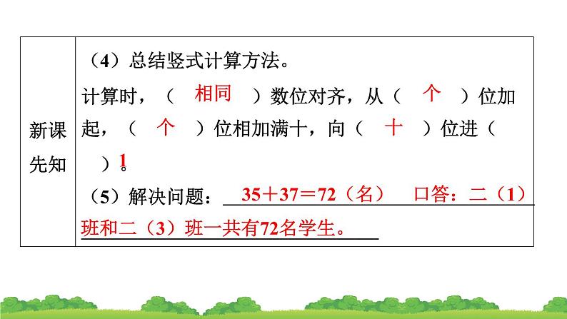 人教版小学数学二年级上册 第2节 进位加 课件06