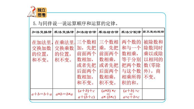 北师大版四年级数学上总复习 教学课件第7页