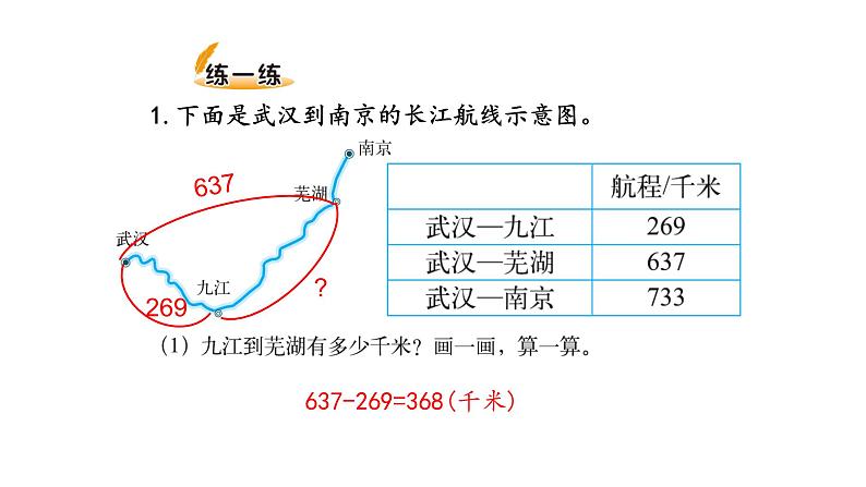 北师大版三年级数学上第三单元加与减第5课时 里程表（一） 教学课件05