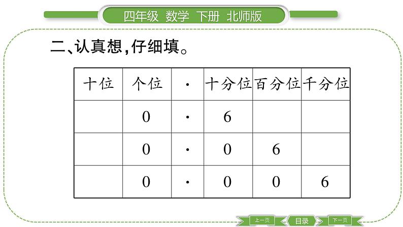 北师大版四年级数学下第三单元小数乘法第 ２ 课时　 小数点搬家(１)习题课件07