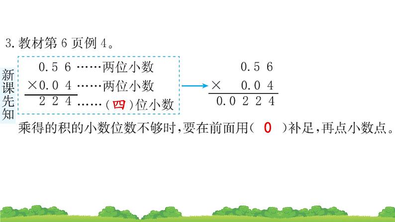 人教版小学数学 五年级上册 1.2小数乘小数 第1课时 作业课件07