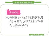 北师大版三年级数学下第五单元面积第 ８ 课时　 练习四(２)习题课件