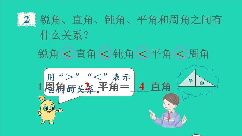 2022新人教版四年级数学上册3角的度量第3课时角的分类（课件+教学设计+教学反思）07