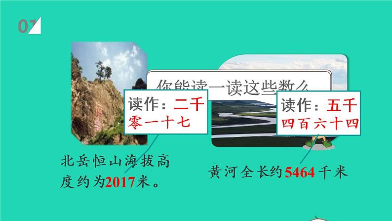 2022四年级数学上册1大数的认识第2课时亿以内数的读法教学课件新人教版第2页