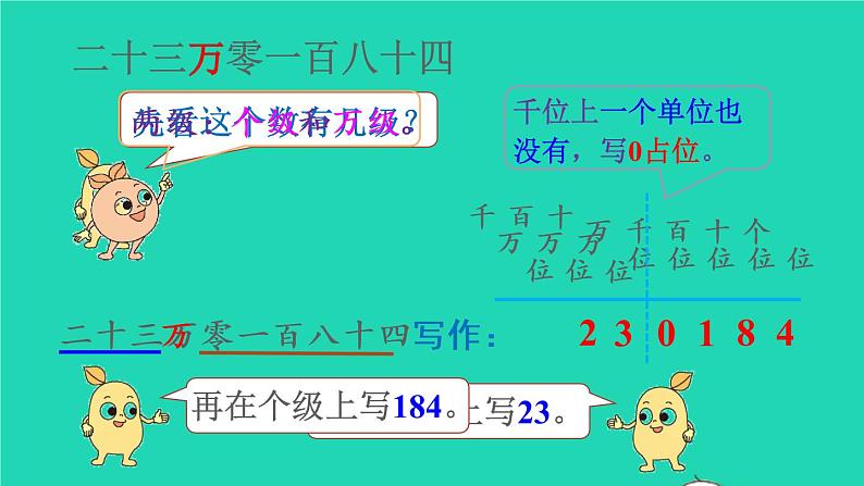 2022新人教版四年级数学上册1大数的认识第3课时亿以内数的写法（课件+教学设计+教学反思）05