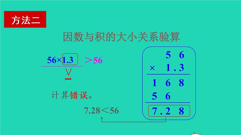 2022五年级数学上册1小数乘法第3课时小数乘法的验算教学课件新人教版第7页