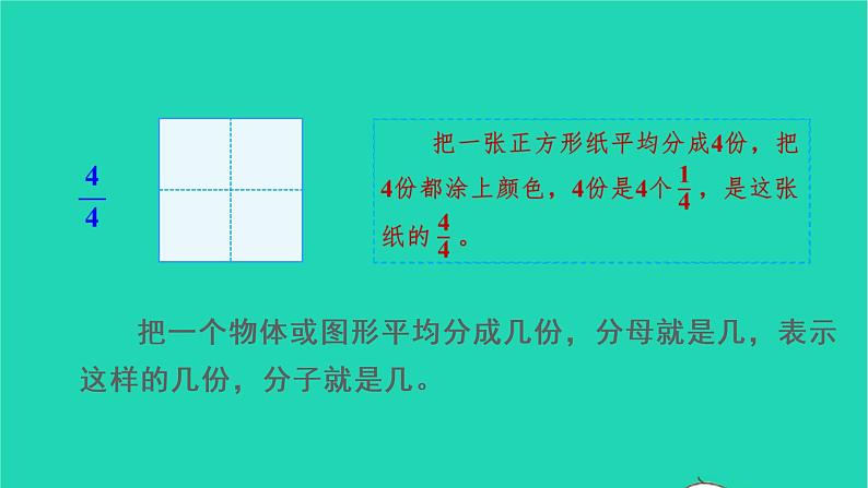 2022三年级数学上册8分数的初步认识1分数的初步认识第2课时几分之几教学课件新人教版第5页