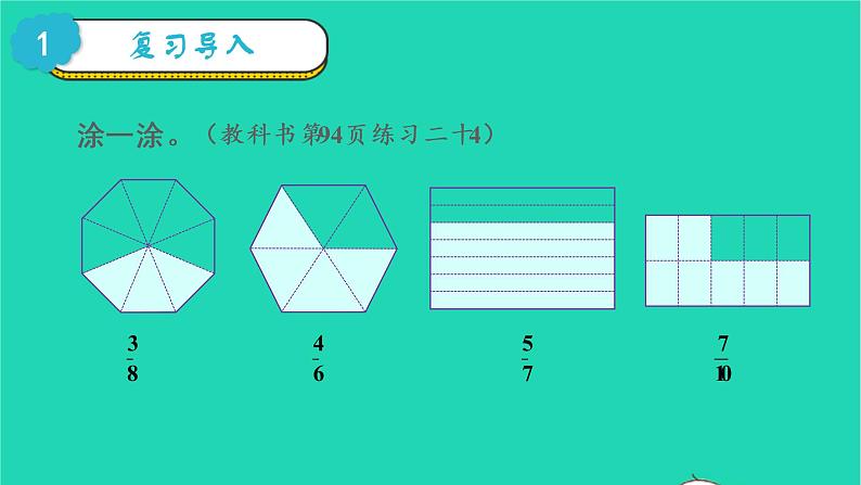 2022三年级数学上册8分数的初步认识2分数的简单计算教学课件新人教版第2页