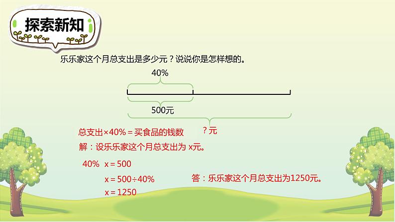 【同步备课】 第四单元 第4课时 这月我当家（课件）小学数学六年级上册（北师大版）06