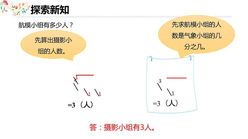 【同步备课】 第二单元 第1课时 分数混合运算  (一) （课件）小学数学六年级上册（北师大版）第7页