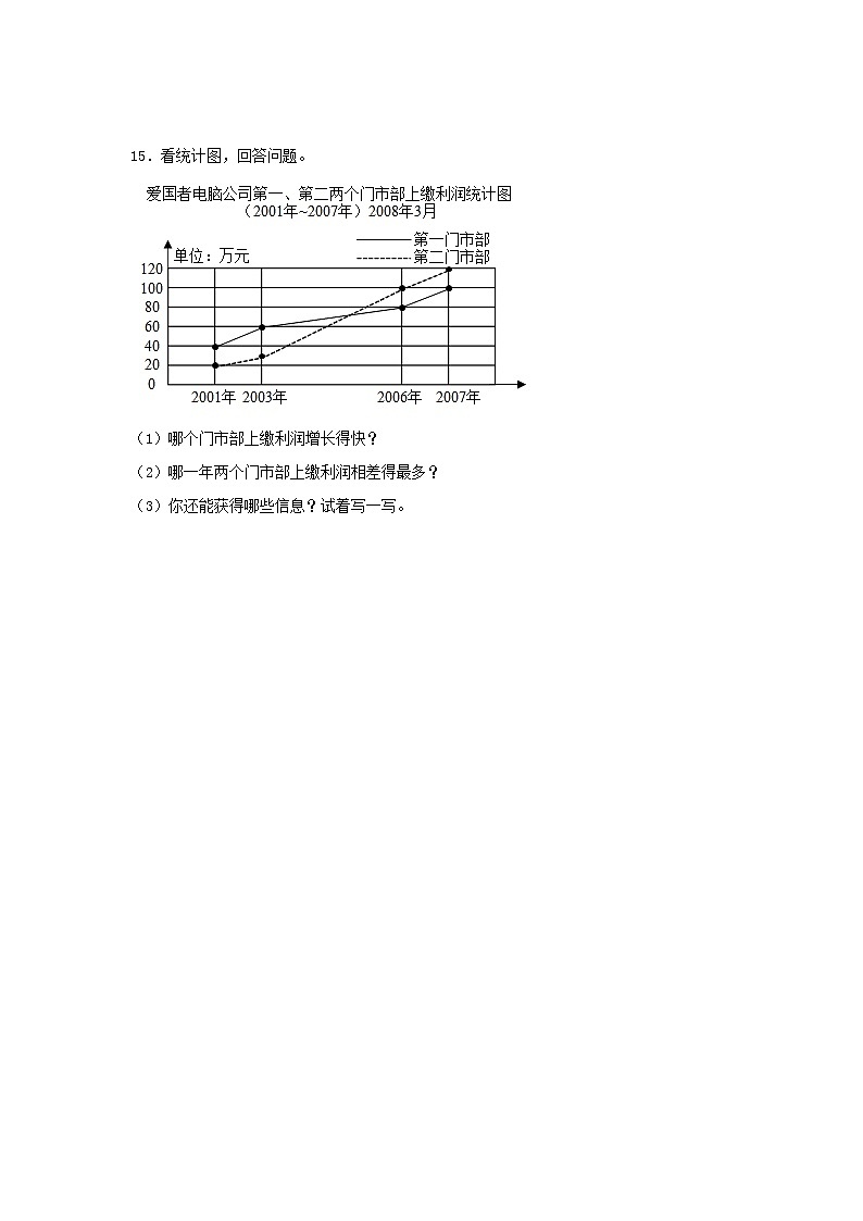 【同步分层作业】人教版数学六年级上册课时练《6.2 求一个数是另一个数的百分之几》（百分率问题）》（同步练习含答案）03