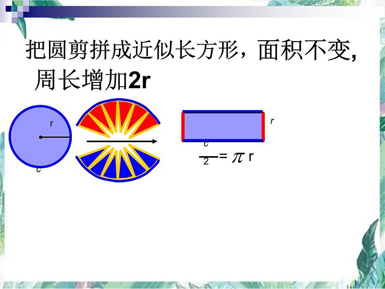 人教版 六年级上册 《圆的周长和面积的复习》优质课件第6页