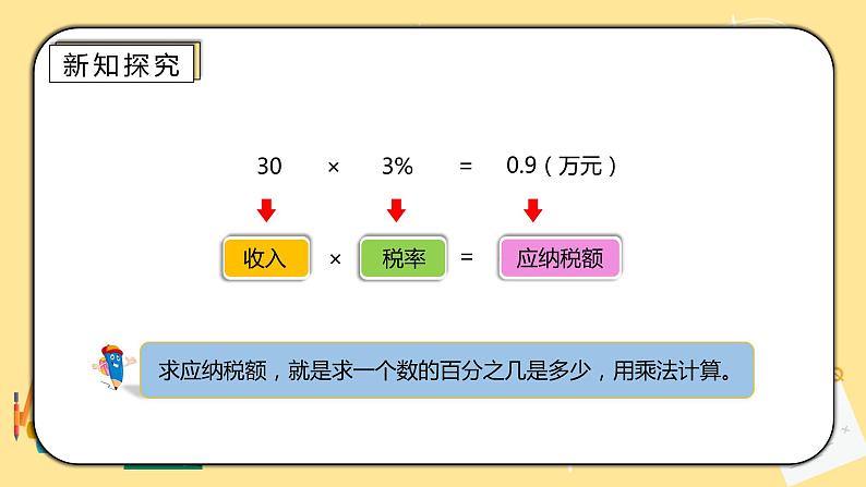 人教版小学数学六下2.3《税率》PPT课件（送教案+练习）07