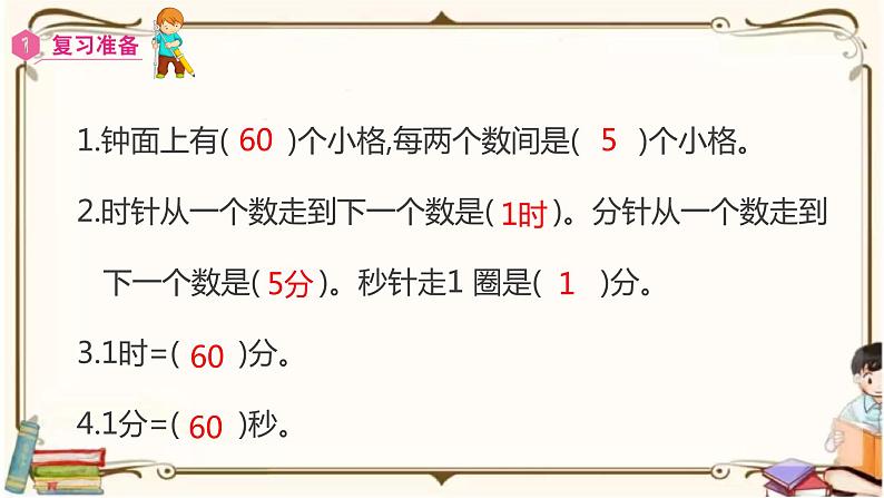 人教版数学三年级上册课件 第1单元 ： 2  时间的简单计算第2页