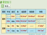 數(shù)學(xué)青島六（下）課件 第二單元 冰淇淋盒有多大——圓柱和圓錐 回顧整理