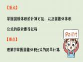數(shù)學(xué)青島六（下）課件 第二單元 冰淇淋盒有多大——圓柱和圓錐 第4課時(shí) 圓錐體積