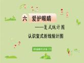 數(shù)學(xué)青島五（下）課件 六 愛護(hù)眼睛—復(fù)式統(tǒng)計(jì)圖 第2課時(shí) 認(rèn)識(shí)復(fù)式折線統(tǒng)計(jì)圖