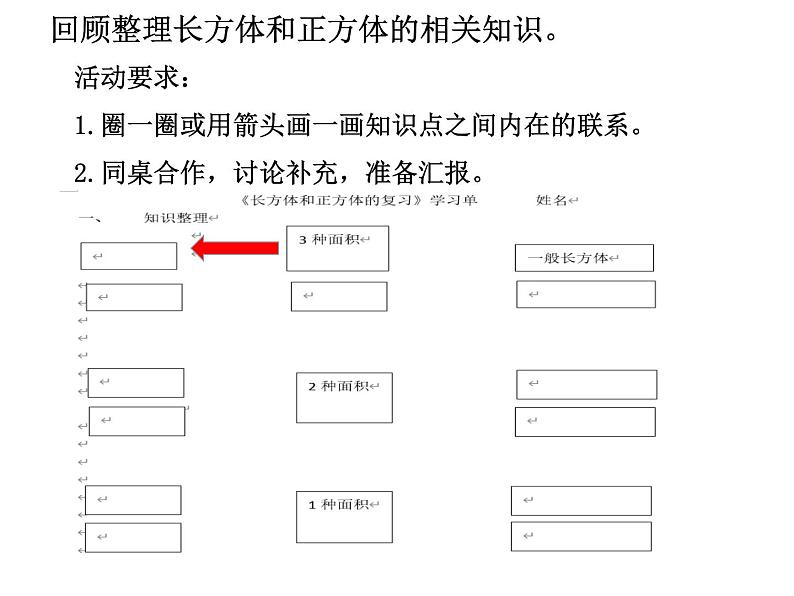 人教版五年级下册长方体表面积和体积复习课件第4页