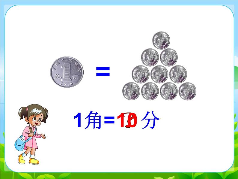 人教版一年级下册《认识人民币》课件第8页