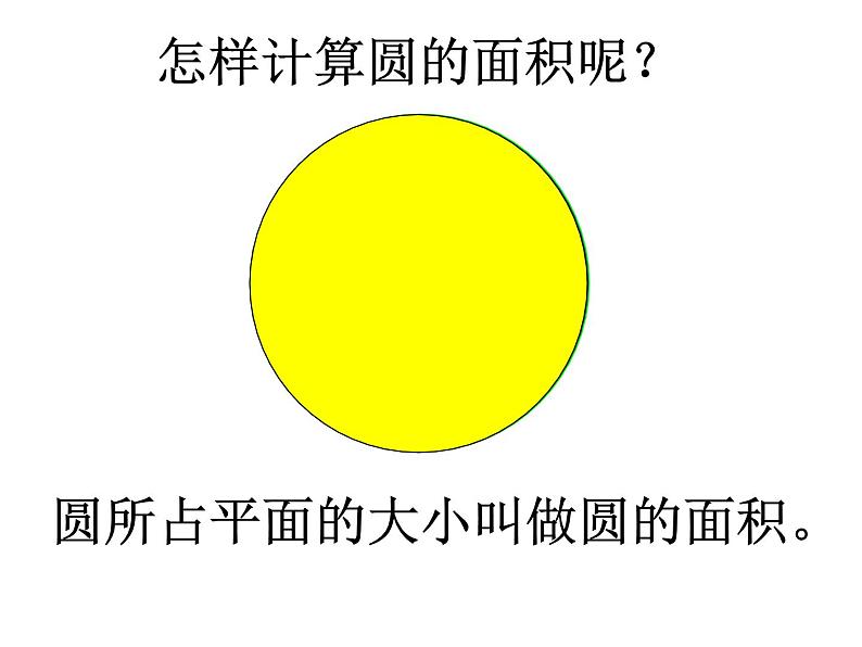 人教版六年级上册圆的整理与复习课件04