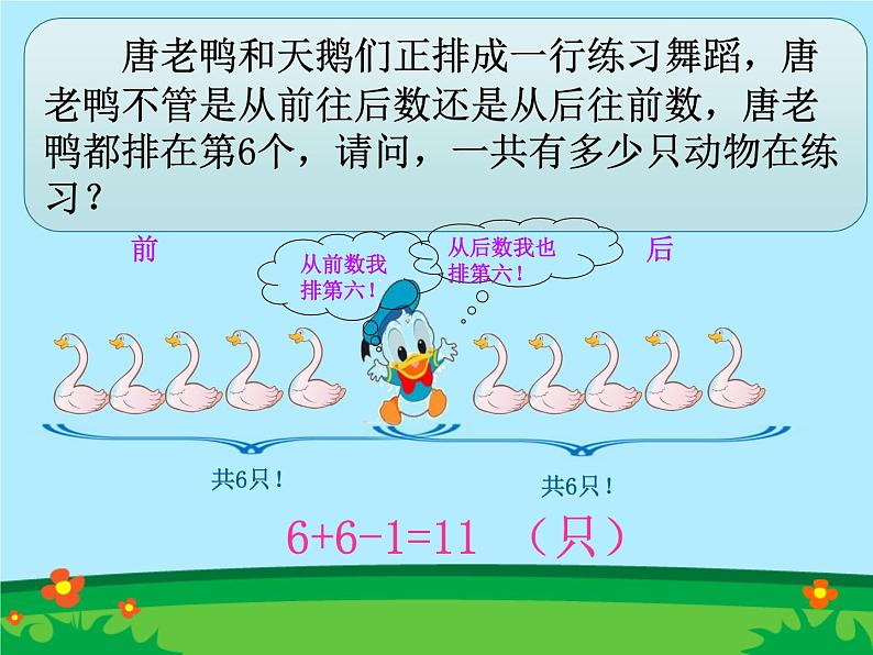 人教版数学一年级上册《排队问题》课件第4页