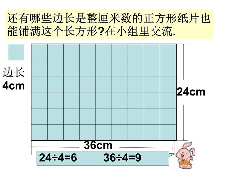 人教版数学五年级下册公因数和最大公因数 课件04