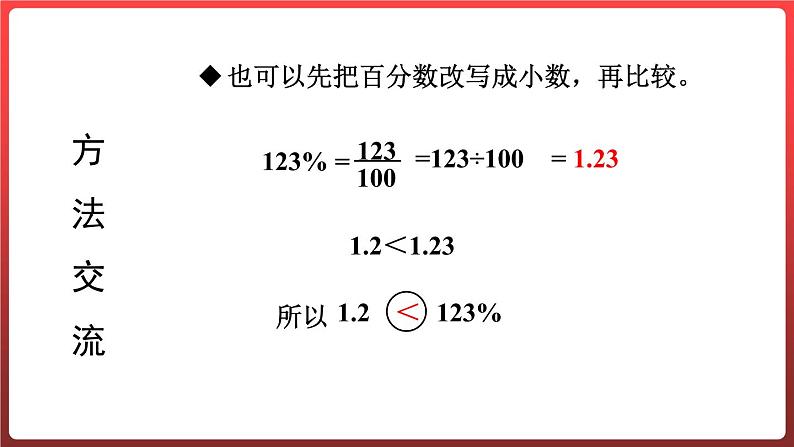 7.2.百分数和分数、小数的互化 （课件）-六年级上册数学青岛版07