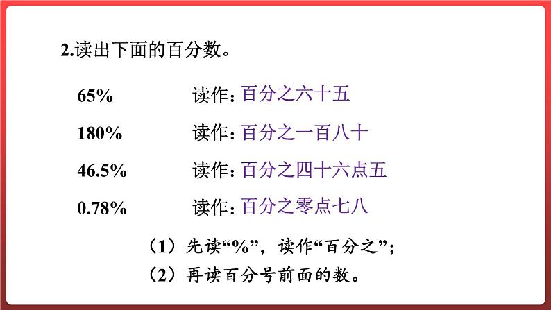 第七单元体验中的百分数-百分数（一）（课件）-六年级上册数学青岛版第5页