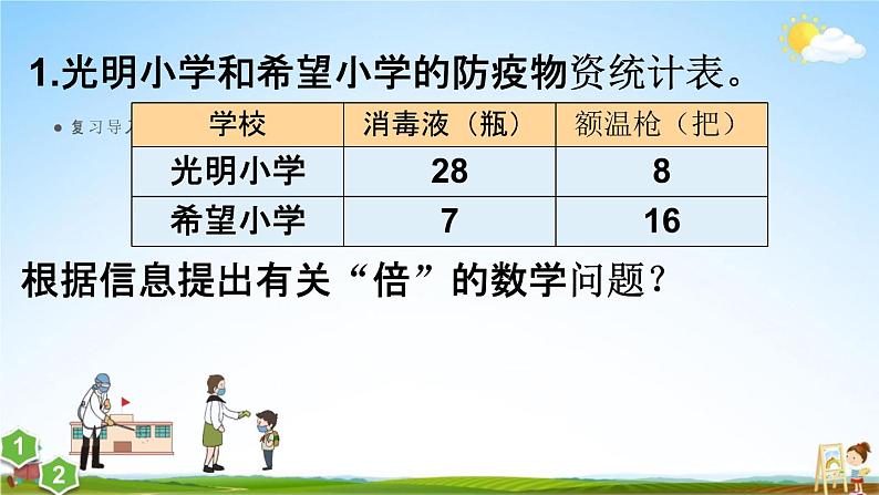 人教版三年级数学上册《5-3 求一个数的几倍是多少》课堂教学课件PPT小学公开课第4页