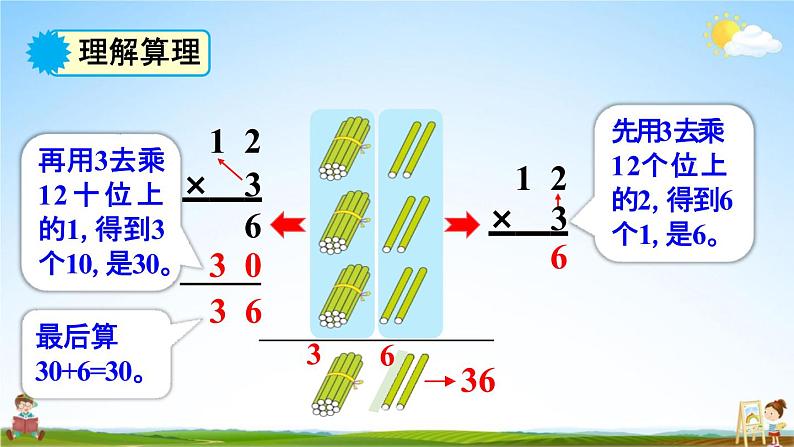 人教版三年级数学上册《6-2-1 多位数乘一位数（不进位）的笔算》课堂教学课件PPT小学公开课第7页