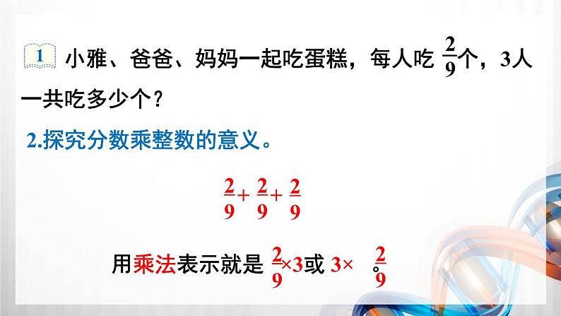 人教版新插图小学六年级数学上册第1单元《分数乘法》课件第7页