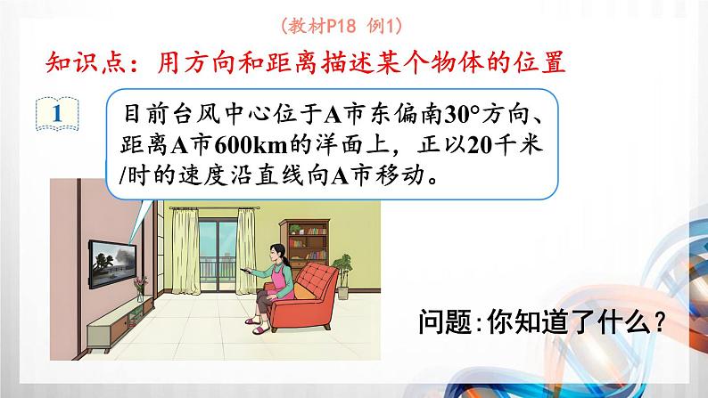 人教版新插图小学六年级数学上册第2单元《位置与方向（二）》课件第7页