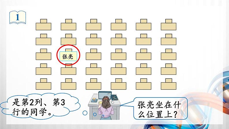 人教版新插图小学五年级数学上册第2单元《位置》课件07