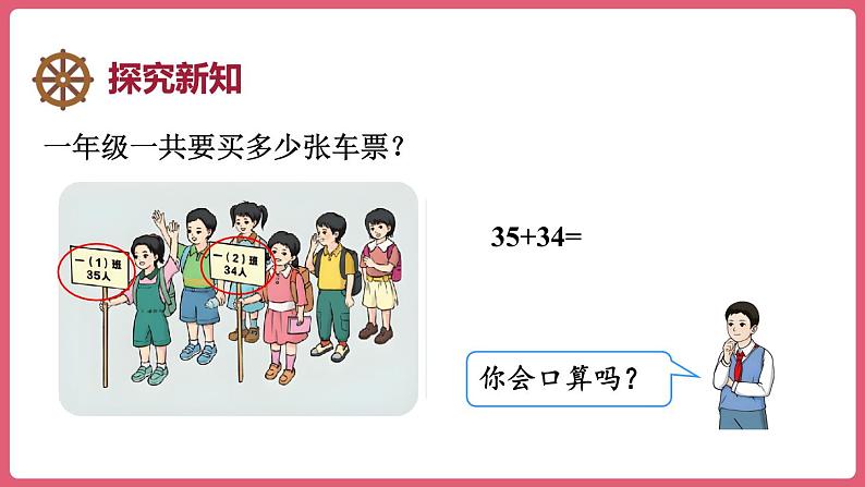 2.1.两位数加两位数的口算 （课件）三年级上册数学人教版第4页