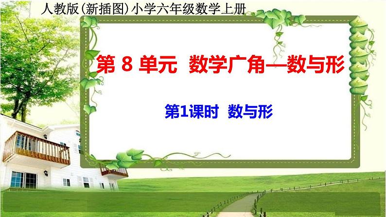 人教版新插图小学六年级数学上册第8单元《数学广角—数与形》课件第4页