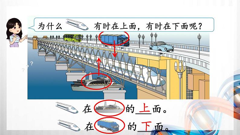 人教版新插图小学一年级数学上册第2单元《位置》课件04