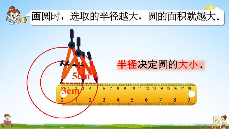 人教版六年级数学上册《5-4 圆的面积》课堂教学课件PPT小学公开课06