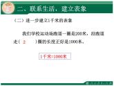 测量第4课时千米的认识教学课件