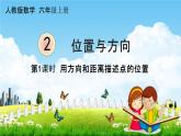 人教版六年级数学上册《2-1 用方向和距离确定位置》课堂教学课件PPT小学公开课