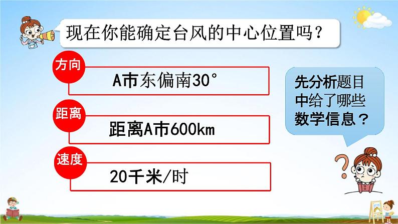 人教版六年级数学上册《2-1 用方向和距离确定位置》课堂教学课件PPT小学公开课06