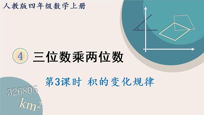 4.4《积的变化规律》PPT课件+教学设计+同步练习01